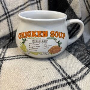 Vintage Chicken Soup Recipe Mug